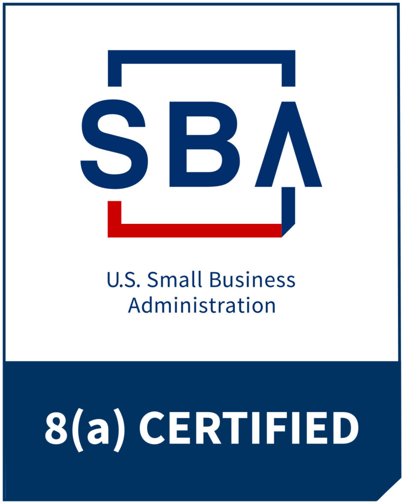 Certified SBA (8)a Logo/Seal